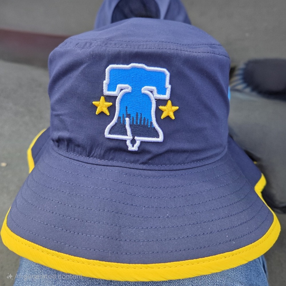 NEW Philadelphia Phillies Navy City Connect Bucket Hat. MLB Giveaway 8/22